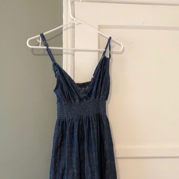 Blue Asphalt Navy Blue Tiered Maxi Dress - Picture 7 of 16